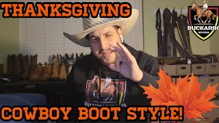 Thanksgiving Style Dress Up with Cowboy Boots [upl. by Asus]