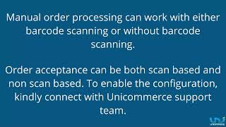 How to Process Omni Channel Orders One by One with ScanBased or Non ScanBased Order Acceptance [upl. by Acisset229]