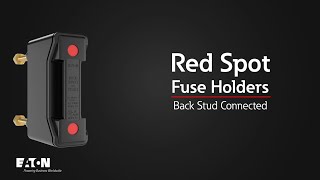 Eatons Bussmann series Back stud Red spot fuse holders [upl. by Kathi398]