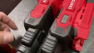 TOOL HAUL CRAFTSMAN V20 UNDER HOOD LIGHT HOW WELL DOES IT PERFORM and MAC TOOLS AXIS RATCHET [upl. by Gino]