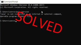 java is not recognized as an internal or external command  windows 11 [upl. by Darren]