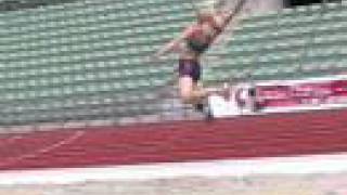 Margerethe Renstrom  Long Jump Bislett june 2007 [upl. by Norina]