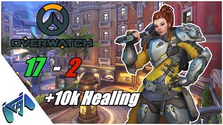 Overwatch 2  Season 12  Brigitte 172 10k healing [upl. by Leatrice]