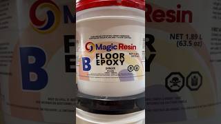 DIY Flake Epoxy Flooring with Polyaspartic Top Coat  Magic Resin StepbyStep Guide floorepoxy [upl. by Kreda]