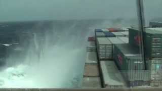 Stress and effect on a vessel in severe weather conditions [upl. by Yesrod]