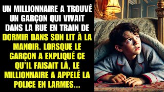 Un millionnaire trouva un garçon de la rue dans son lit et appela la police en larmes [upl. by Halstead]