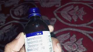 Dextromethorphan hydrobromide and chlorpheniramine maleate cough syrup hindi [upl. by Hguh]