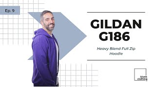 Gildan G186 Heavy Blend Full Zip Hoodie  BlankClothingca [upl. by Inram]