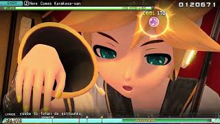 Hatsune Miku Project DIVA Mega Mix  Here Comes Karakasasan EASY 2★  PERFECT [upl. by Craner506]