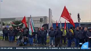 Sciopero alla CPC Group di Camposanto per il contratto aziendale [upl. by Gault994]