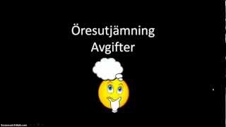 Öresutjämning och avgifter [upl. by Reisman492]