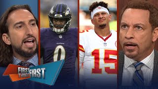 Ravens vs Chiefs ‘not a revenge game’ Is Mahomes not the smartest QB  NFL  FIRST THINGS FIRST [upl. by Jamima]