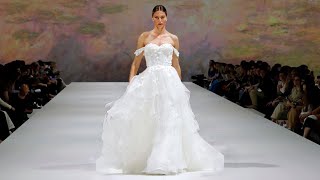 Marchesa For Pronovias Bridal Spring 2023  Barcelona Bridal Fashion Week [upl. by Neladgam374]