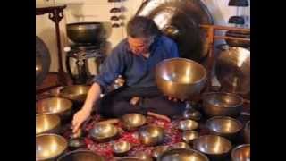 Weaving tones on Tibetan Singing Bowls [upl. by Nivad]