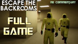 Escape the Backrooms  Full Game Walkthrough  No Commentary [upl. by Sucramat]