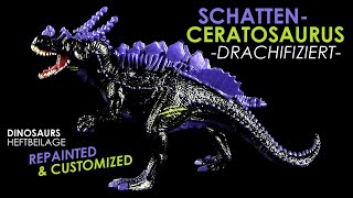 Schleich ® Ceratosaurus  Custom Trash for Beginners  Teil 2  OOAK Schattendrache für Eldrador [upl. by Atrebor]