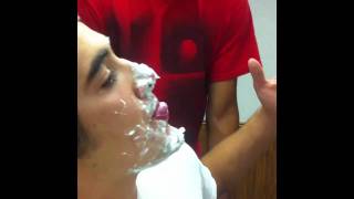 Whip Cream Pie Bubble Blowing Competition [upl. by Mariellen]