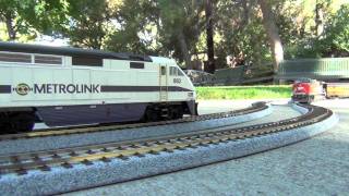 HD My HO Model Train Collection Metrolink Southern Pacific Union Pacific etc [upl. by Krissie850]