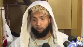 Odell Beckham JrPost Game Interview  Giants vs Cowboys WEEK 14 [upl. by Acenahs]