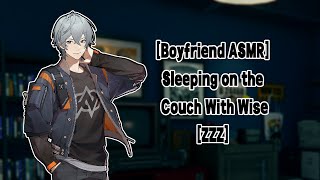 Boyfriend ASMR Sleeping on the Couch With Wise ZZZ [upl. by Ralyat]