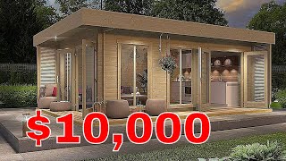 Inside a 10000 Tiny House  Best Tiny House Kits [upl. by Nahsab]