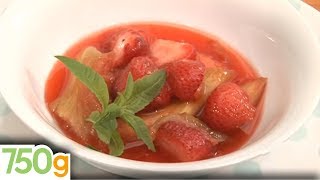 Soupe de fraises à la rhubarbe  750g [upl. by Lion]