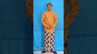 SURJAN Pakaian Tradisional Jawa shorts outfits [upl. by Roderigo]