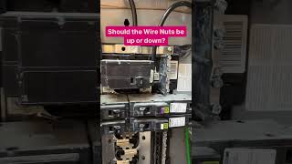 When making splices with twisttype wire connectors should the wire nut be up or down [upl. by Sean705]