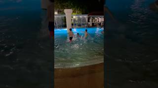 Nights swims in Orlando take on a whole new meaning of FUN vacation [upl. by Lyrrehs]