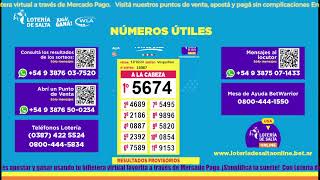 SORTEO VESPERTINO 12102024 [upl. by Herbie]