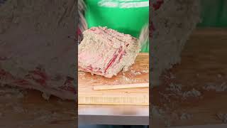 Smoked Prime Rib on the Ninja Woodfire Grill shorts bbq ninjagrill cookingthermometer [upl. by Manas]