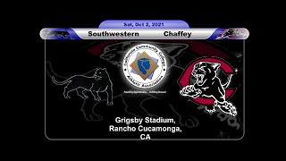 Southwestern at Chaffey College Football  Saturday 600 pm 100221 [upl. by Frodi633]