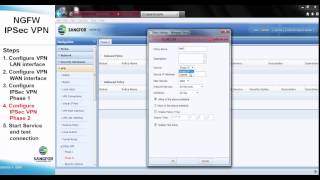 SANGFOR NGFW IPSEC VPN Configuration [upl. by Nitaj819]