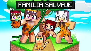 ¡FAMILIA SALVAJE en MINECRAFT 💖👨‍👩‍👧🦁 FAMILIAS vs FAMILIAS FranciscoGames [upl. by Oemac]