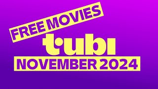 Free Movies Tubi November 2024 [upl. by Ahsimet]