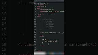 CSS font style  Font style property in CSS fontstyle [upl. by Ebocaj]