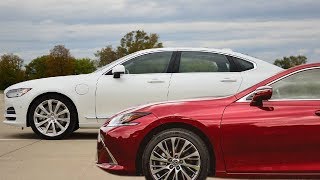 2019 Lexus ES 300h FSport Vs 2018 Volvo S90 T8 [upl. by Ariahaj87]