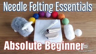 Needle Felting For Beginners Tutorial  Let Me Guide You Into The Wonderful World Of Felting [upl. by Brandy]