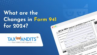 What are the Changes in Form 941 for 2024 [upl. by Cahilly]