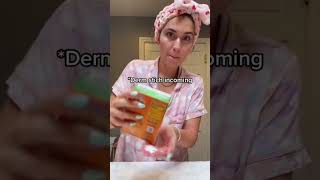 Baking soda is a skin care mistake shorts dermatologist DrDrayzday [upl. by Lorena]