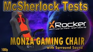 XRocker Monza Gaming Chair with Surround Sound Review [upl. by Laural]