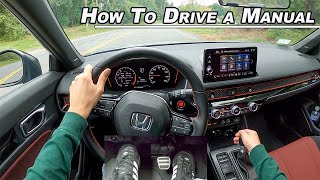 How To Drive A Manual Transmission  Rev Match  Heel Toe Downshift POV Tutorial [upl. by Notnyw472]