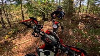 KTM 150 vs KTM 350  Fall Woods Riding [upl. by Moyna]