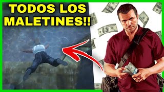 ✔️Donde encontrar TODOS los MALETINES de DINERO en GTA V  Ubicación de TODOS los MALETINES GTA 5 [upl. by Anigriv185]