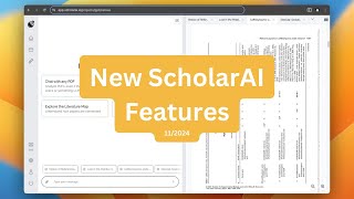 New ScholarAI Features Want To See 👀 [upl. by Busey130]