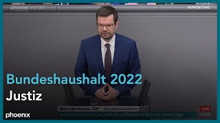 Bundestagsdebatte zum Haushalt für Justiz am 310522 [upl. by Faletti]