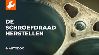 Hoe je een beschadigde schroefdraad herstelt  AUTODOC tips [upl. by Kciredes503]