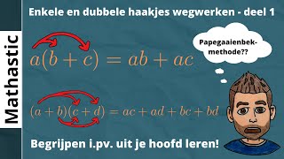 Enkele en dubbele haakjes wegwerken deel 1 [upl. by Cecilius128]