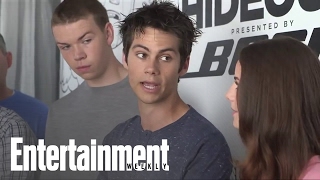 Maze Runner Team Talks Mazes Running  Entertainment Weekly [upl. by Papert]