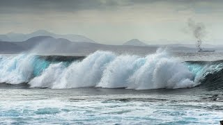 Ocean Waves Crashing  Relaxing Sounds  Calming Relaxation Music For Sleeping  1 Hour [upl. by Aznola]